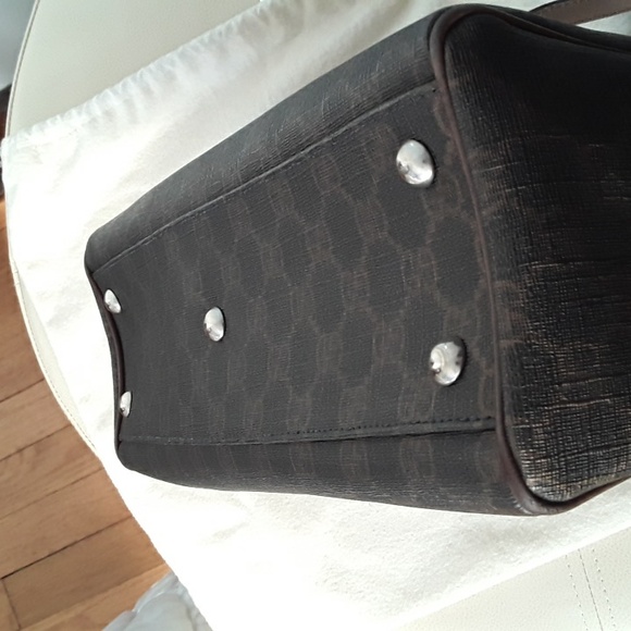 Auth GUCCI Supreme Shoulder bag/tote 2 tone Brown - Picture 11 of 17